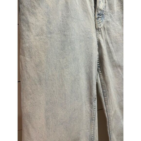 Free People Jeans Gold Coast High Rise Straight Flare Sz 30 EUC - Picture 3 of 8